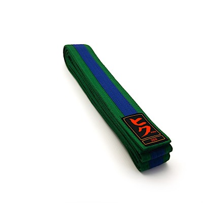 HIKU Budo-Gürtel (grün-blau)