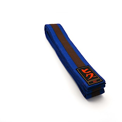 HIKU – Ceinture de Budo (bleu-brun)