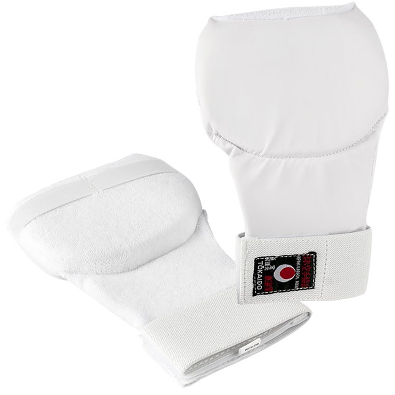 TOKAIDO gants de protection de karaté (JKA - blanc)
