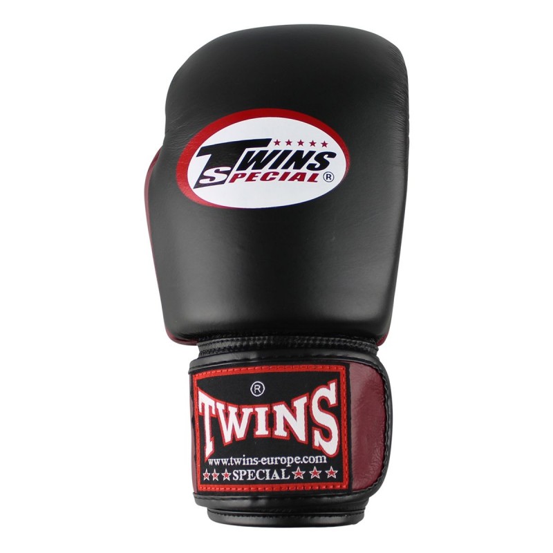 TWINS SPECIAL Boxhandschuhe BGVL 3 (schwarz/weinrot)