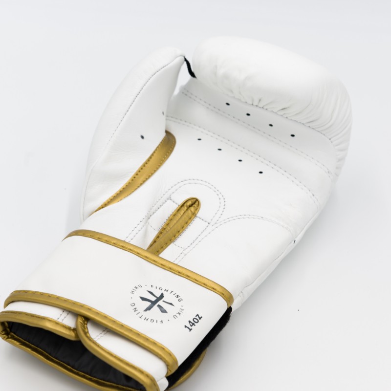 HIKU Tornado - Boxhandschuhe (Leder - weiss)