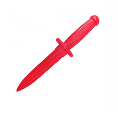 WACOKU couteau d'entraînement en caoutchouc dur (rouge)