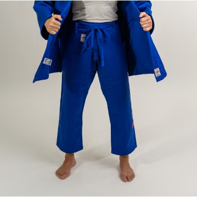FIGHTING FILMS Superstar 750 «Swiss Edition» - pantalon de judo (bleu)
