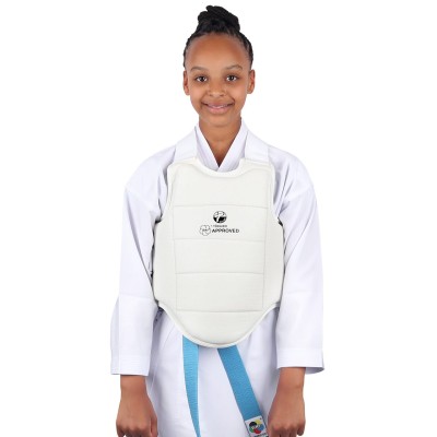TOKAIDO gilet de karaté pour enfants (WKF Youth League, U14. Nouveau : SKL U14)