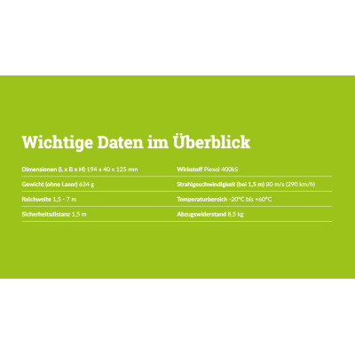 Piexon JPX4 Compact Pistolet à poivre (4 balles incluses)