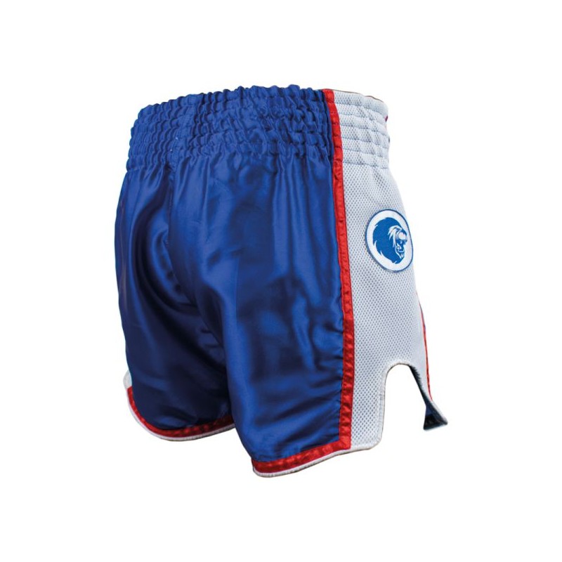 SUPER PRO - Short thaï Stripes (bleu/blanc)