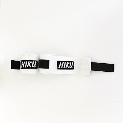 HIKU - bandages de boxe blanc (3m)