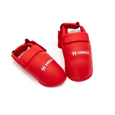 HIKU protection de pied karaté (rouge)
