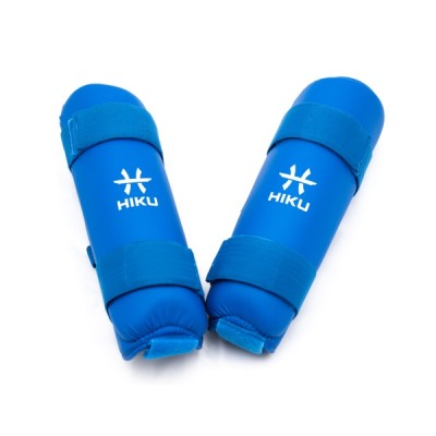HIKU protège-tibias karaté (bleu)