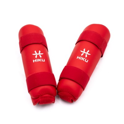 HIKU protège-tibias karaté (rouge)