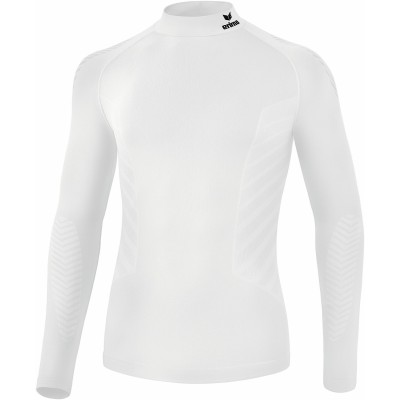 ERIMA Athletic T-Shirt langarm - Turtleneck (weiss)