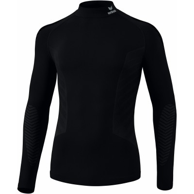 ERIMA Athletic T-Shirt langarm - Turtleneck (schwarz)