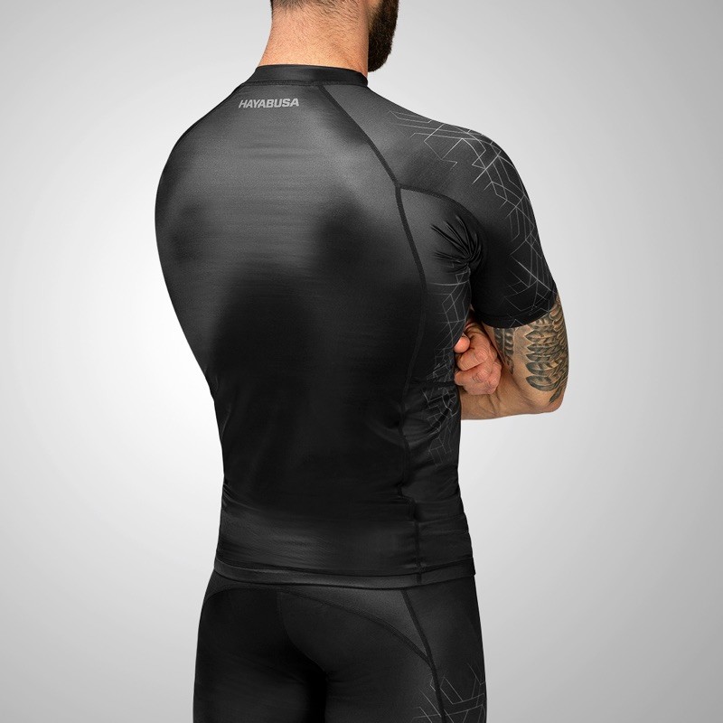 HAYABUSA Geo - Rashguard (kurzarm, grau) HAYABUSA Geo - Rashguard (kurzarm, grau)