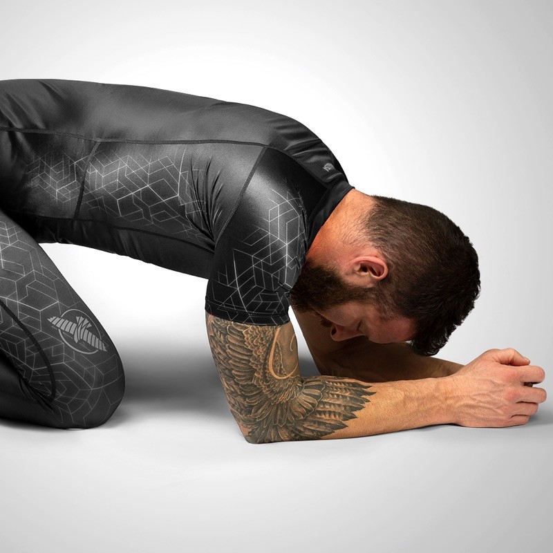 HAYABUSA Geo - Rashguard (kurzarm, grau) HAYABUSA Geo - Rashguard (kurzarm, grau)