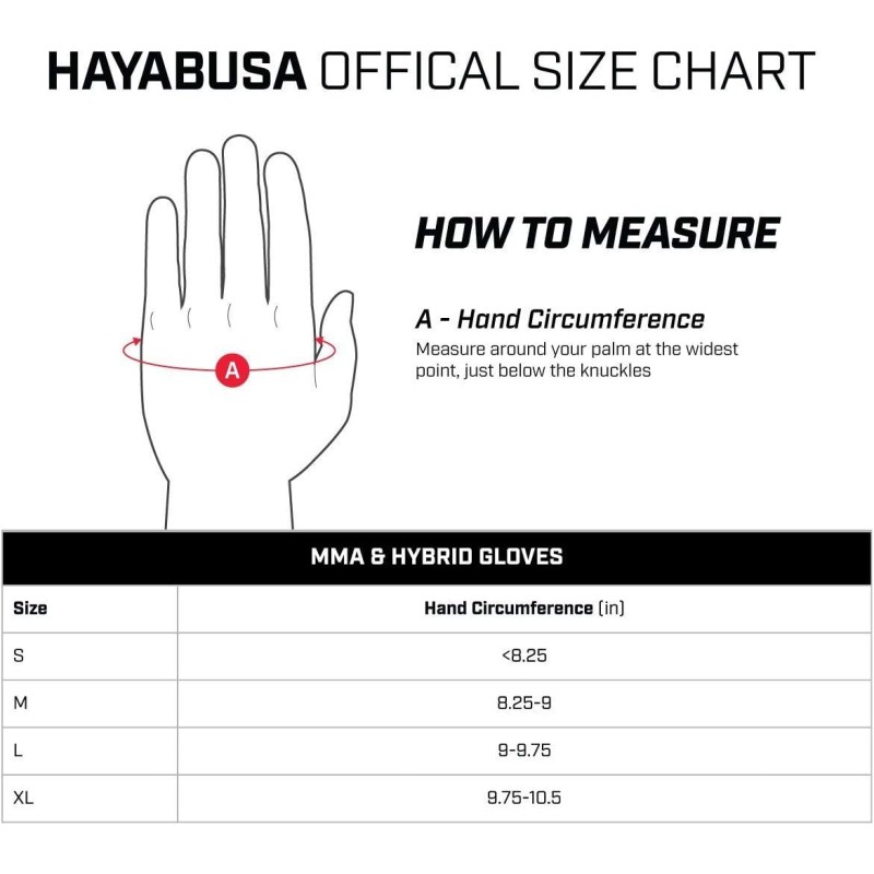 HAYABUSA T3 Hybrid Handschuhe