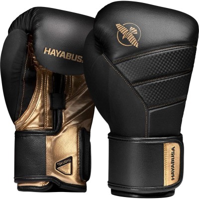 HAYABUSA T3 - gants de boxe (noir/or)