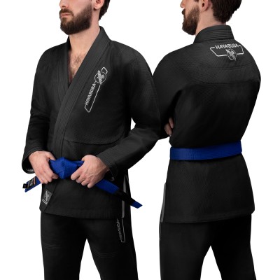 Hayabusa Essential Gold Weave BJJ kimono (noir)