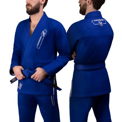 HAYABUSA Essential Gold Weave BJJ Gi (blau)