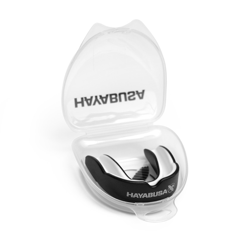 HAYABUSA Combat Zahnschutz (schwarz/weiss)