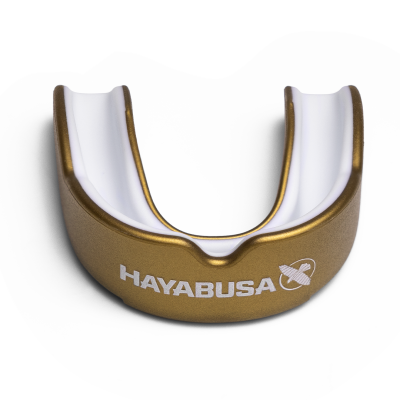HAYABUSA Combat Zahnschutz (gold/weiss)