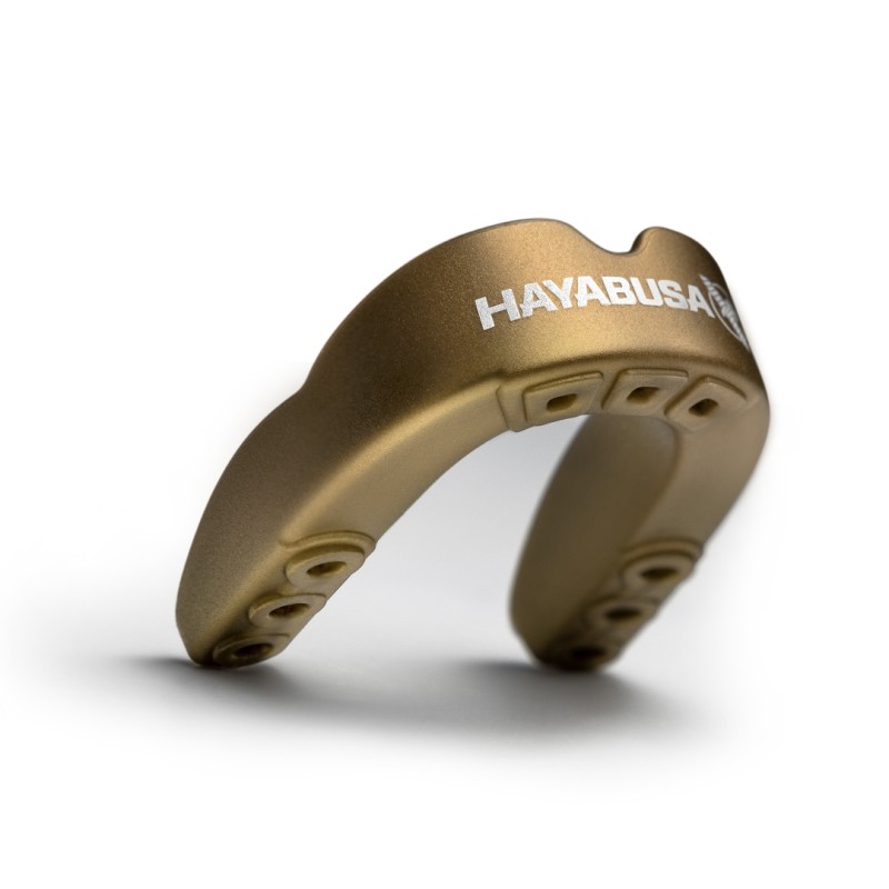 HAYABUSA Combat Zahnschutz (gold/weiss)