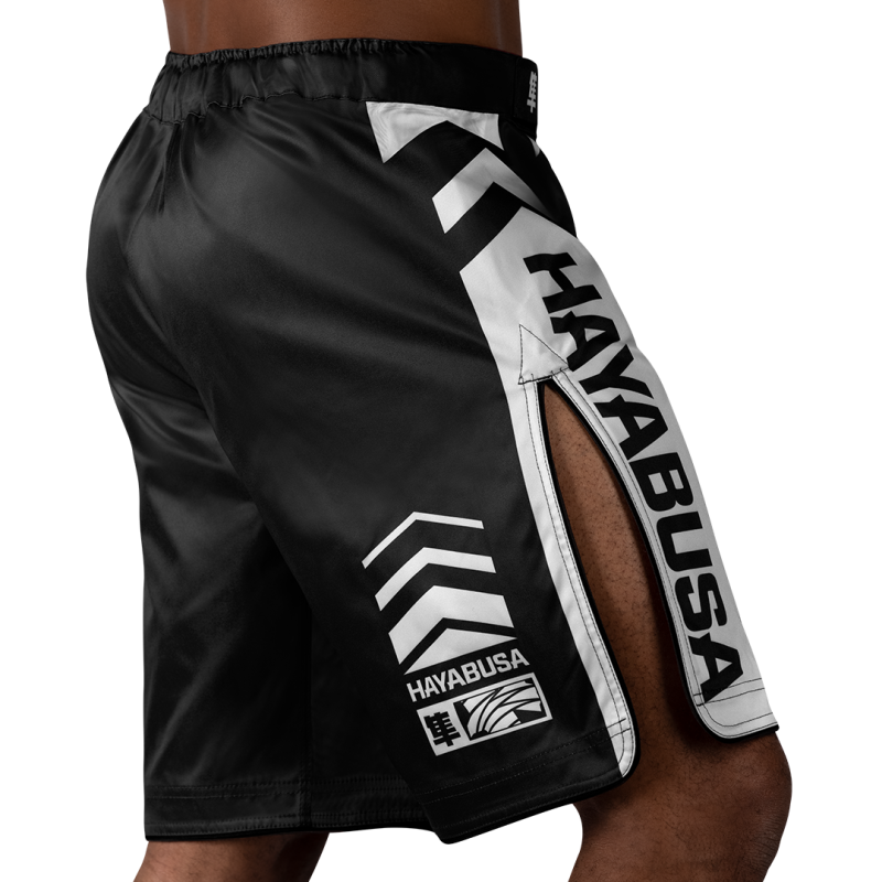HAYABUSA Icon - Fight Shorts (schwarz/weiss)