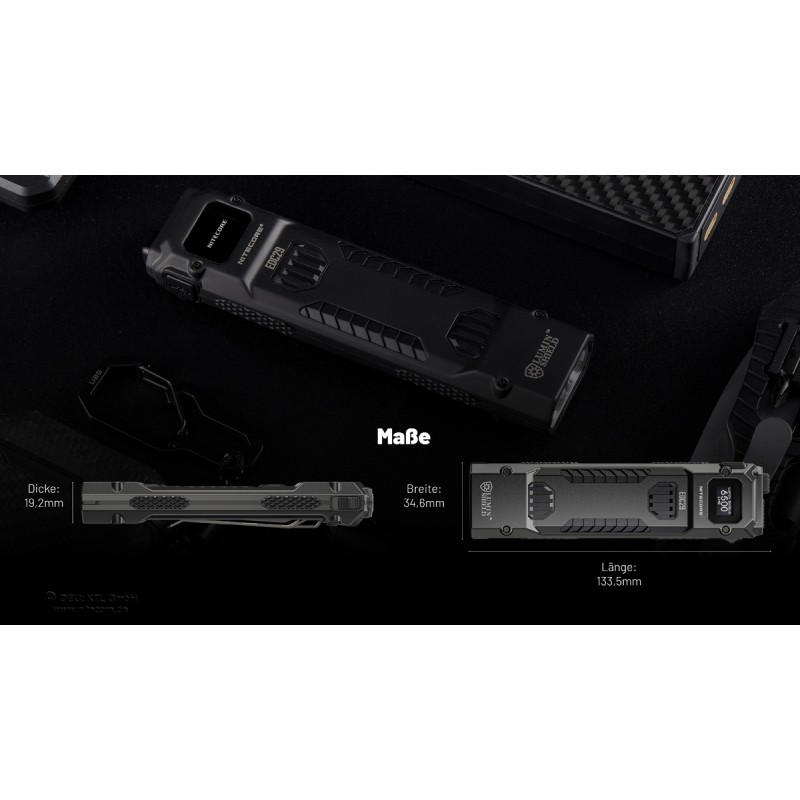 NiteCore EDC29  Taschenlampe - Schwarz (6'500 Lumen)