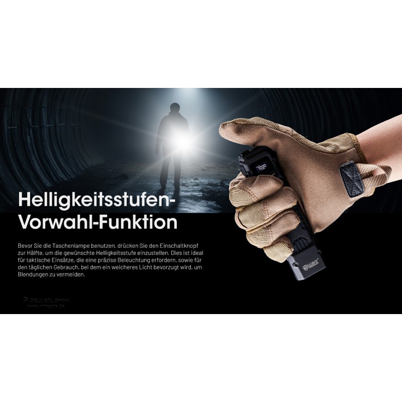 NiteCore EDC29  Taschenlampe - Schwarz (6'500 Lumen)