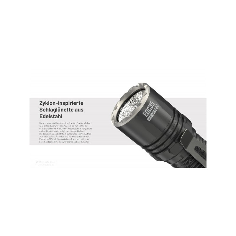 NiteCore EDC35 Taschenlampe - Schwarz (5'000 Lumen) NiteCore EDC35 Taschenlampe - Schwarz (5'000 Lumen)