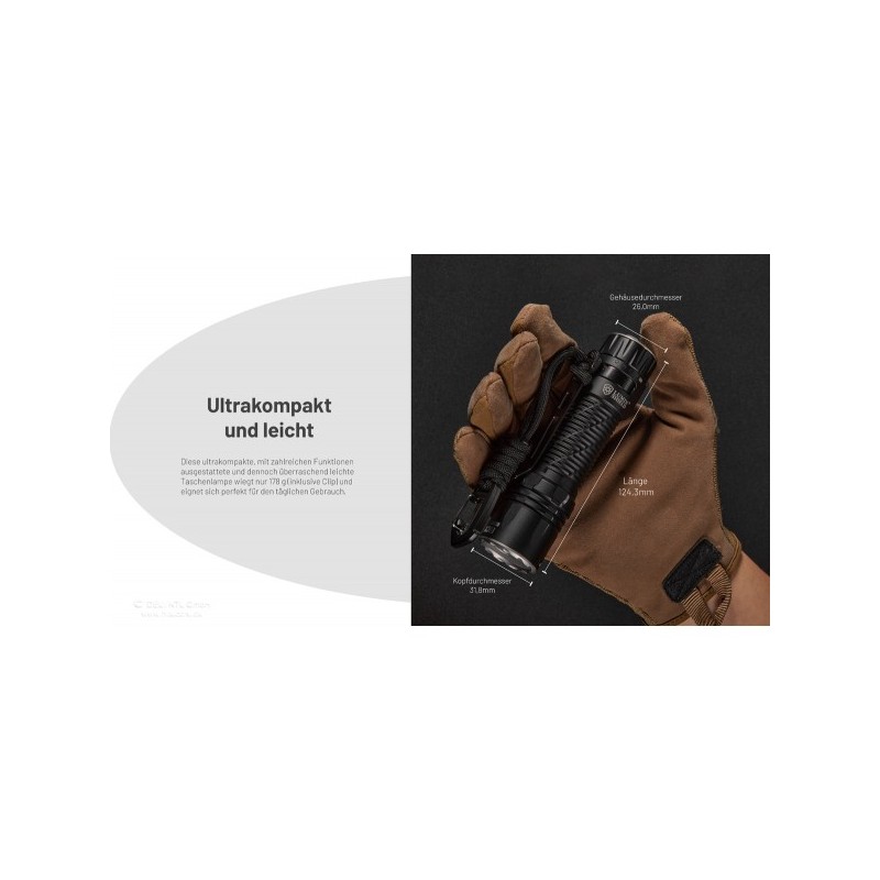 NiteCore EDC35 Taschenlampe - Schwarz (5'000 Lumen) NiteCore EDC35 Taschenlampe - Schwarz (5'000 Lumen)