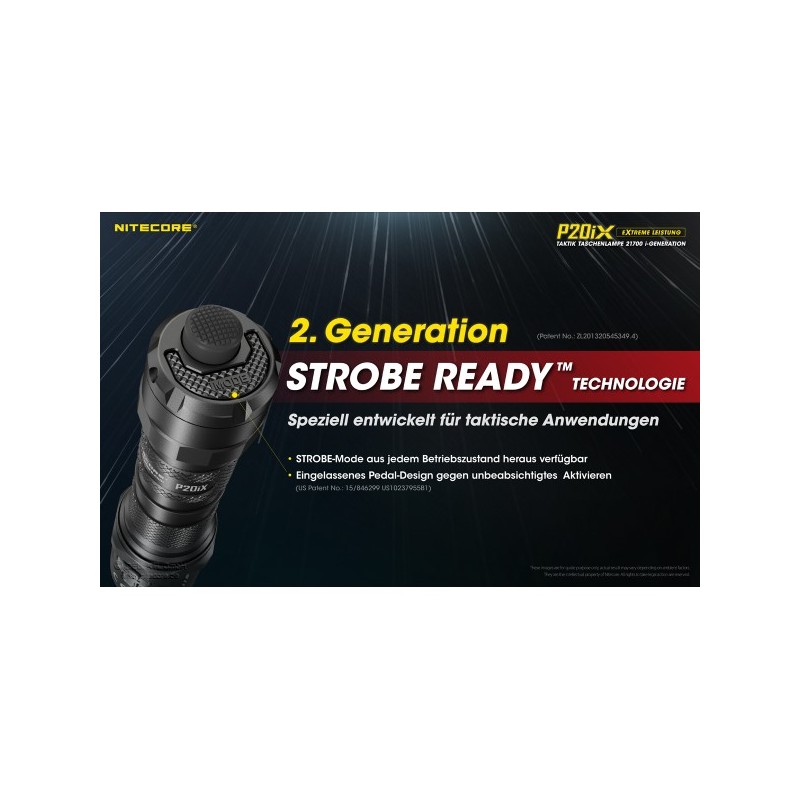 NiteCore P20iX Taschenlampe - Xtreme Performance (4'000 Lumen) NiteCore P20iX Taschenlampe - Xtreme Performance (4'000 Lumen)