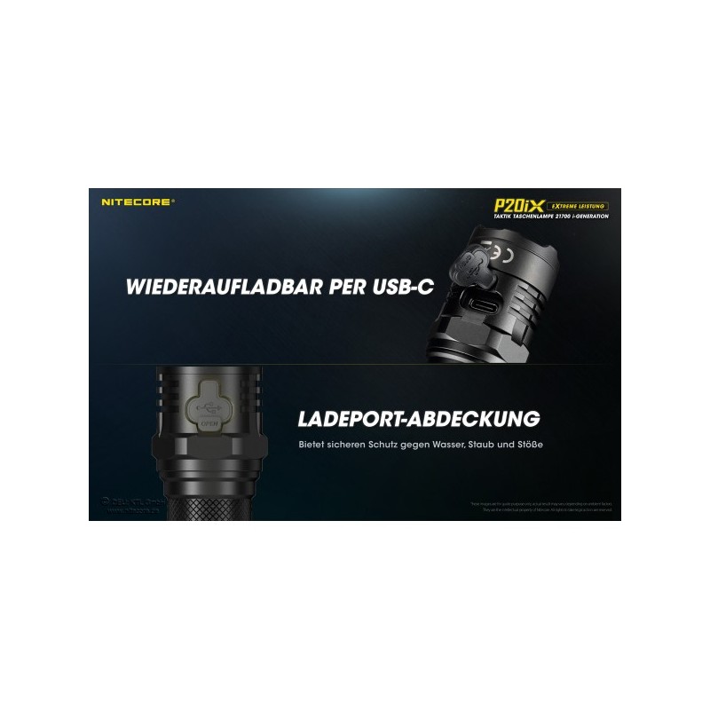 NiteCore P20iX Taschenlampe - Xtreme Performance (4'000 Lumen) NiteCore P20iX Taschenlampe - Xtreme Performance (4'000 Lumen)