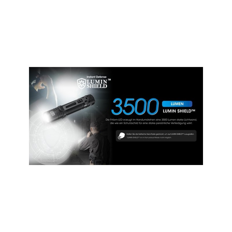 NiteCore EDC31 Taschenlampe - Schwarz (3'500 Lumen) NiteCore EDC31 Taschenlampe - Schwarz (3'500 Lumen)
