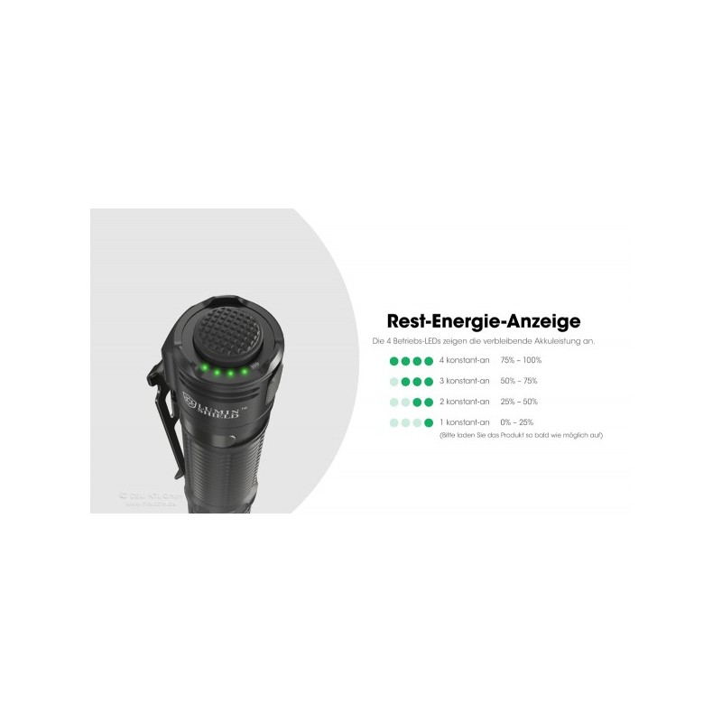 Lampe de poche NiteCore EDC31 - Noire (3'500 lumens)