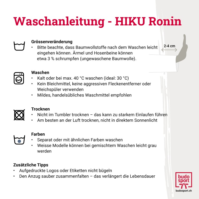 HIKU Ronin - veste de judo pour la compétition (bleu)