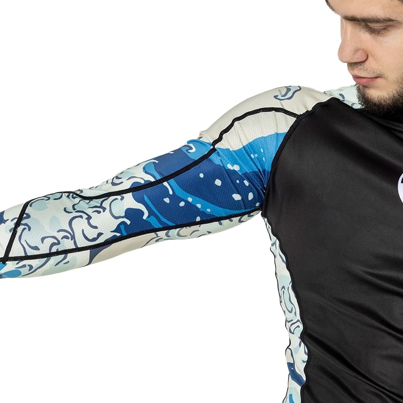 TOKAIDO Tsunami Rash Guard (schwarz) - Langarm