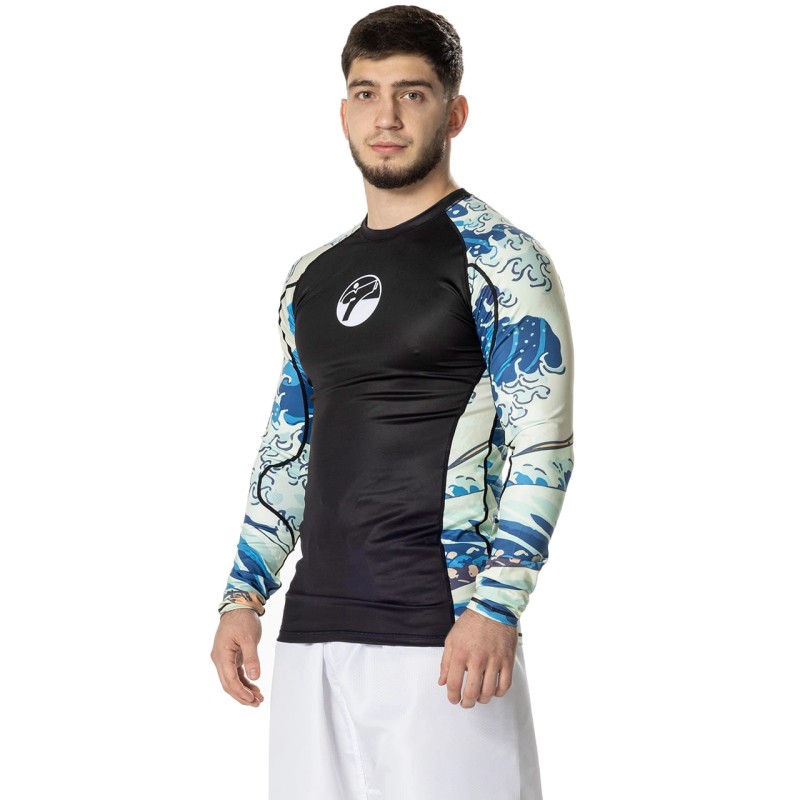 TOKAIDO Tsunami Rash Guard (schwarz) - Langarm
