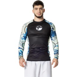 TOKAIDO Tsunami Rash Guard (schwarz) - Langarm