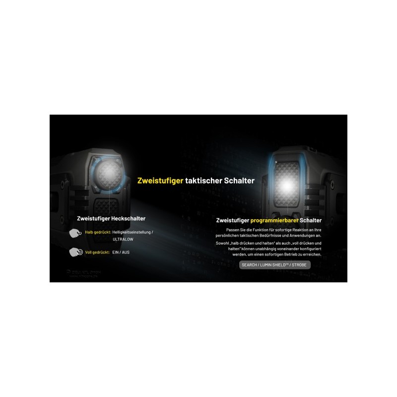 NiteCore EDC37 Taschenlampe - Schwarz (8'000 Lumen) NiteCore EDC37 Taschenlampe - Schwarz (8'000 Lumen)