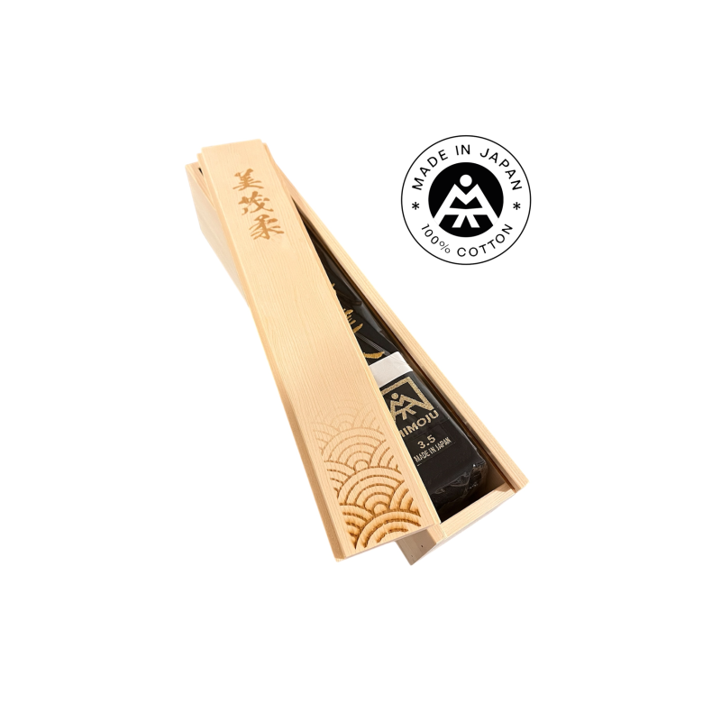 MIMOJU Gold Label – Schwarzer Gürtel für Judo und Karate