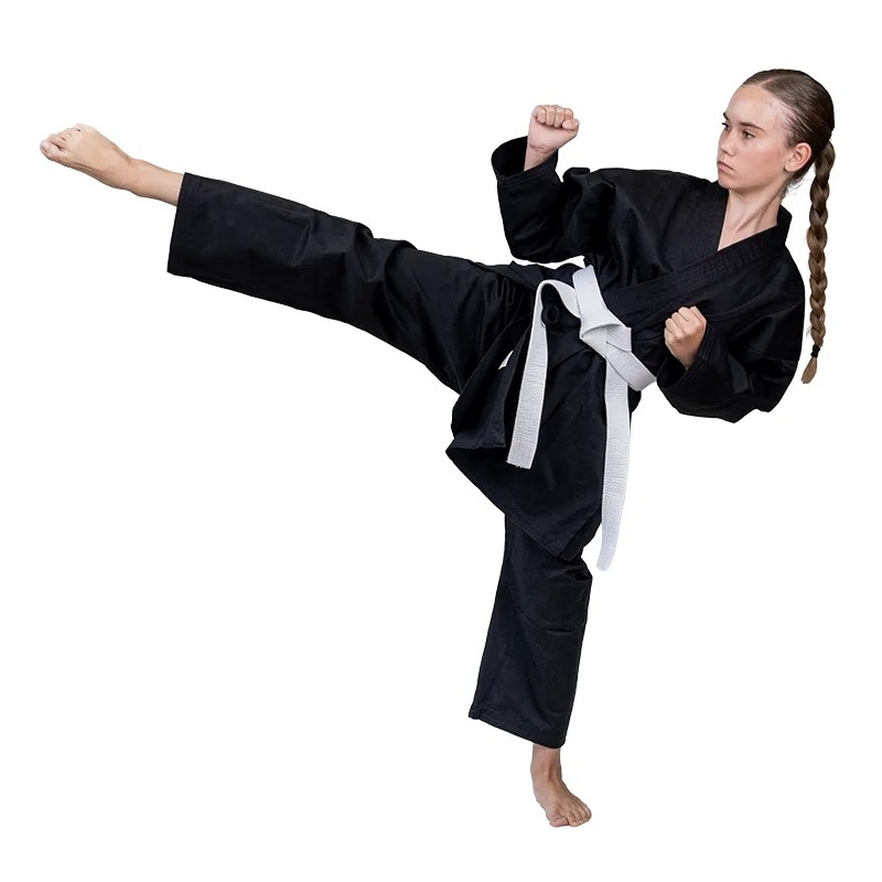 HIKU Kihon Karate-Anzug (schwarz) HIKU Kihon Karate-Anzug (schwarz)