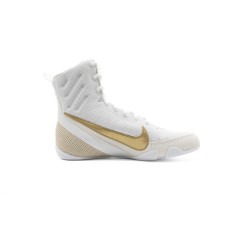 NIKE Machomai 3 - chaussures de boxe (blanc/doré)