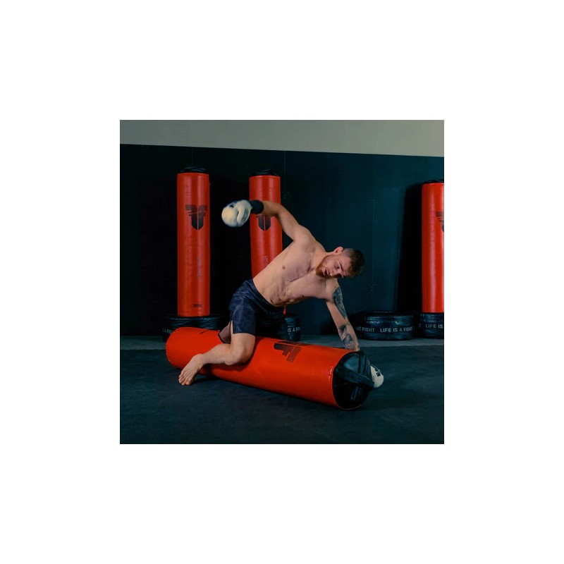 FIGHTER - Sac de boxe autoportant 3 en 1 (rouge/noir)