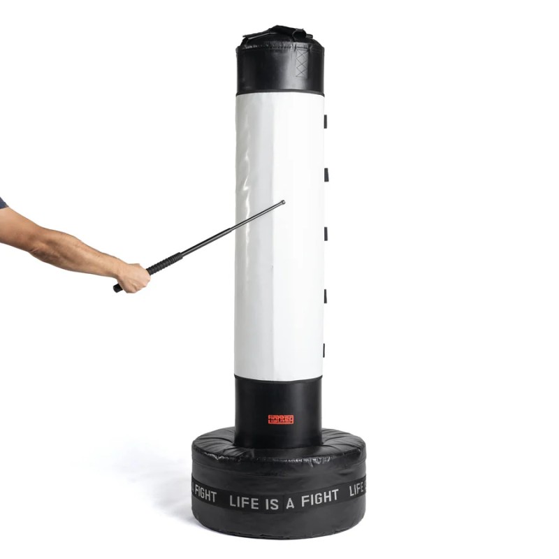 FIGHTER Schutzhülle für Boxsack - Kampfstocktraining (weiss)