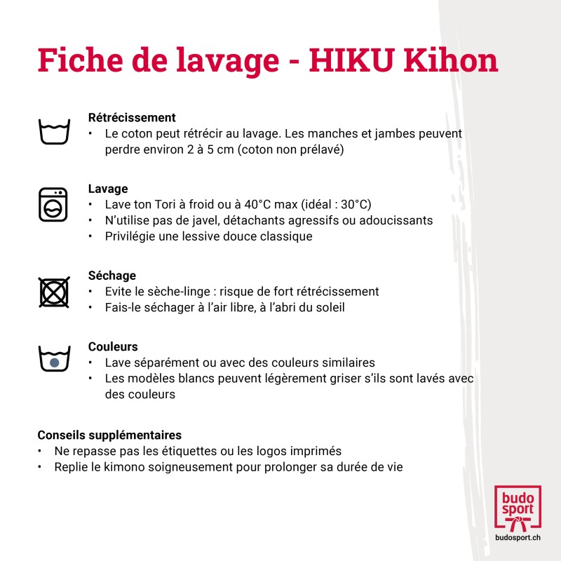 HIKU Kihon II - Kimono de Karaté