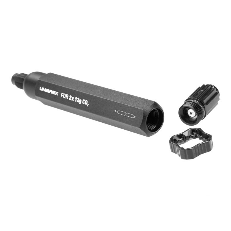 Umarex - Co2 Adapter (2x 12g) zu T4E TC68 mit Quick-Piercing-System