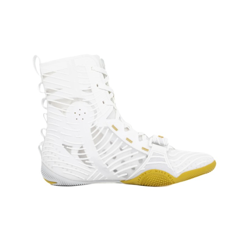 NIKE HyperKO 3 - Chaussures de boxe (blanc/doré)