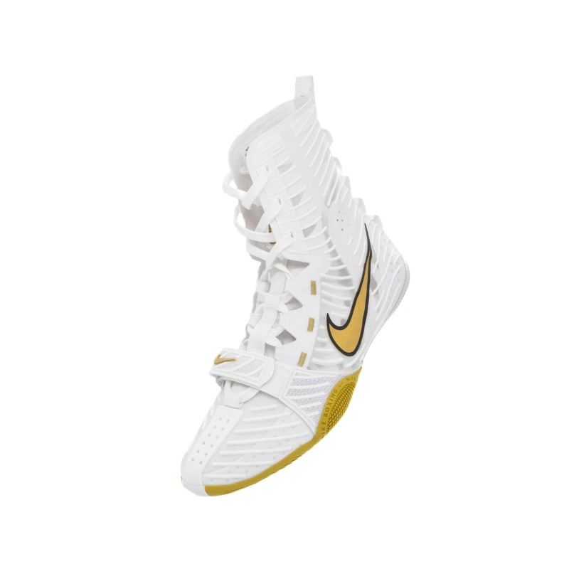 NIKE HyperKO 3 - Chaussures de boxe (blanc/doré)