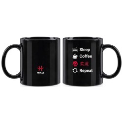 HIKU tasse « Sleep-Coffee-Judo-Repeat »