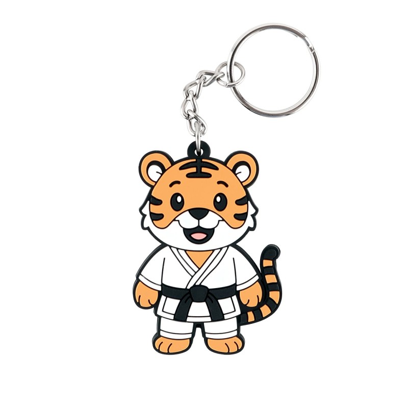 Porte-clés Tigre (en caoutchouc)